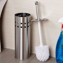 Durable Hiding Freestanding Long Toilet Brush Set with Holder Canddy Tall Handle