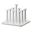 New Home Plastic Glass Cup Rack Water Mug Draining Drying Organizer Drain H