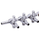 5-Way Outlet Metal Aquarium Air Valve Distributor Splitter with 5mm Tube DiaN3R4