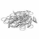 50 Sets Key Fob Chain Hardware--Used for Making Key Fobs, Key Chains or Wri O5Y5