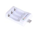 USB Battery Charger for AA and AAA Battery 3 Ports Battery Charger  WGBX