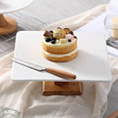 Creative European Ceramic Cake Pan High Dessert Bread Fruit Plate Dessert T