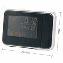 Digital Weather Temperature Humidity Wall Projection Snooze Alarm Clock LED Z6J3