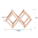 Adjustable 3 Wooden Wine Rack Bottle Holder Kitchen Organizer Display Shelf Xmas