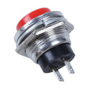 3 Pcs AC 125V 3A SPST Normal Open Momentary Push Button Switch Red G8W6