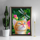 5D DIY Full Drill Diamond Painting Lovely Cat Cross Stitch Embroidery Kits