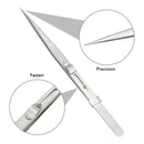 165Mm Precision Adjustable Slide Lock Tweezers For Jewelry Electronic Compo