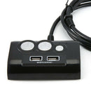 Desktop Computer 2 Power Supply on/off Reset Switch Cable Dual USB 3.5mm ENF
