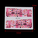 48 Patter Flower Water Decals Nail Art Transfer Stickers Rose Sakura ButterflyM&