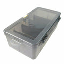 Plastic Dual Layer Waterproof Fishing Tackle Box Lures Bait Storage Case Co