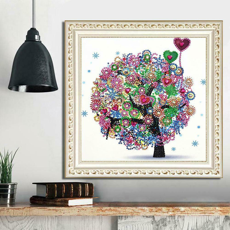 5D DIY Special Shaped Diamond Painting Tree Cross Stitch Mosaic Craft Kits