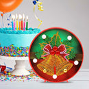DIY LED Special Shaped Diamond Painting Christmas Bell Night Light Ornament