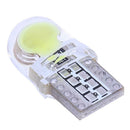 10pcs 12V T10 W5W Bulb White LED Lamp COB Silicone Shell Car Turn Side Lamp