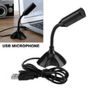 Mini Desktop Speech Microphone Stand Noise-cancelling Mic for PC Laptop Computer