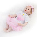 Set of 2pcs Cake Patterns Rompers Tiered Skirt Headband Clothes for 22''-23''