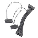 30cm 24 Pin Triple PSU Power Supply Extension Cable for Computer ATX Mining