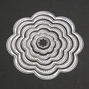 7Pcs/Set Flower Circles Metal Cutting Dies Stencils DIY Scrapbook A