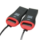 2Pcs USB 2.0 Interface Micro SD Memory Card Reader Cardreader with Lanyard new