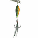 4 Pcs Hard Metal Fishing Lures Small Minnow Lure Bass Crank Bait Tackle Hooks AU