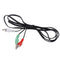 3.5mm Stereo Male Plug to 2 Male RCA Adapter Audio Y Splitter Cable 130cm