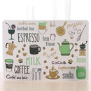 1Pc European Printing Western Table Mat PP Plastic Anti-hot Insulation Pad 3C