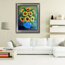 5D DIY Full Round Drill Diamond Painting Flowers Art Embroidery Kits (B903)