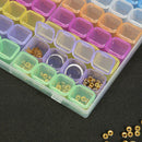 56 Grids Beads Storage Box for Nail Art Jewelry Case Holder (Multicolor)