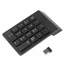 Wireless 2.4GHz 18 Keys Number Pad Numeric Keypad Keyboard for Laptop PC