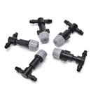 5pcs Flower Plant Garden Misting Atomizing Sprinkler Nozzles Tee Grey  JR
