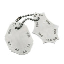 2pcs Set Welding Gauge key Pocket Gage Weld Seam Test Inspection Ruler