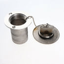 Boat Deck Fill / Filler Keyless Cap 2inch / 50mm - Water 316 Stainless Steel