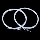 2 Set White nylon ukulele strings replacement part for stringed instru Gw