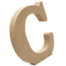 2x Wooden Free Standing Alphabet Letters Plaque Wedding Propose Decor C,M