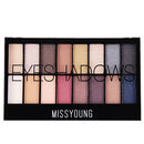 Missyoung Eye Shadow Palette 16 Colors Fashion Eyeshadow Textured Pallete F