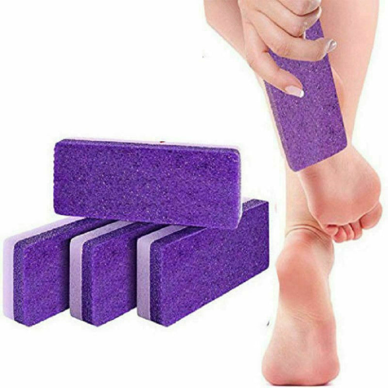 4 x Pumice Sponge Stone Exfoliate Pedicure Foot Hard Dead Skin Remover Scrubber