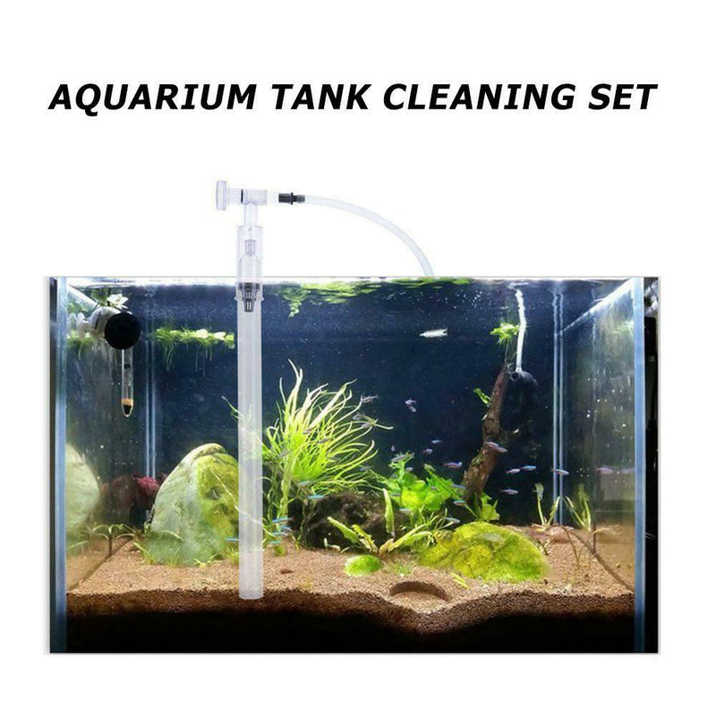 Practical Aquarium Fish Tank Vacuum Water Exchanger Gravel Vacuum Cleaner