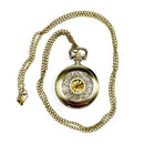 Classic nostalgic floral hollow fashion retro small leaf pocket watch court V2D9