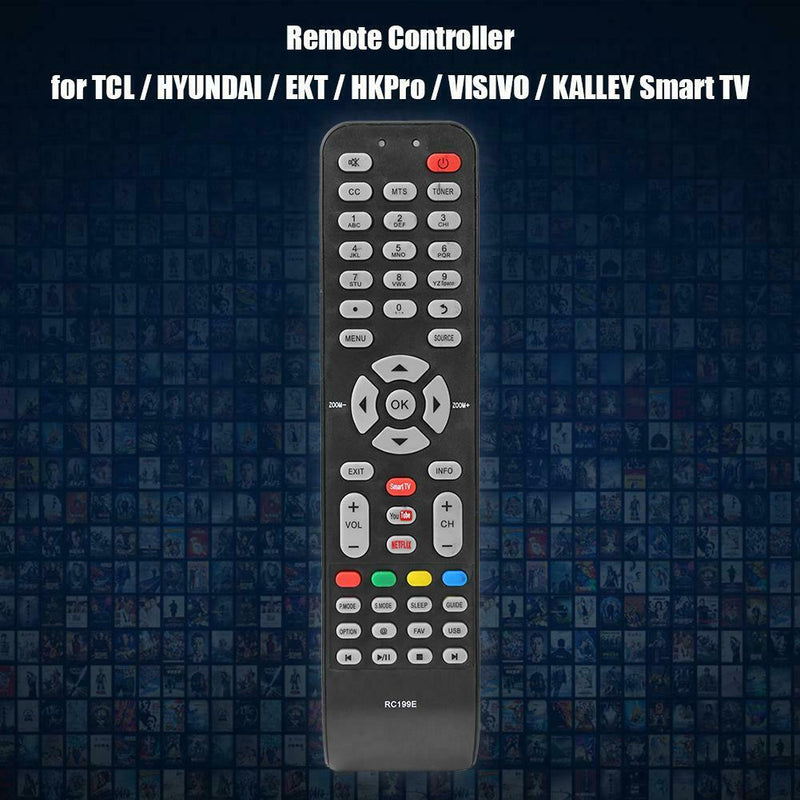 Smart TV Remote Control 06-519W49-C005X for TCL/HYUNDAI/EKT/HKPro/VISIVO