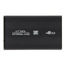 2.5in USB 2.0 SATA Hd Box HDD Hard Drive External Enclosure Case