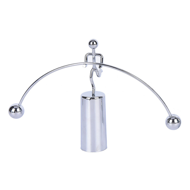 Hot   Weightlifter Gadget Perpetual Motion Desk Art Gift Office Decor  Z