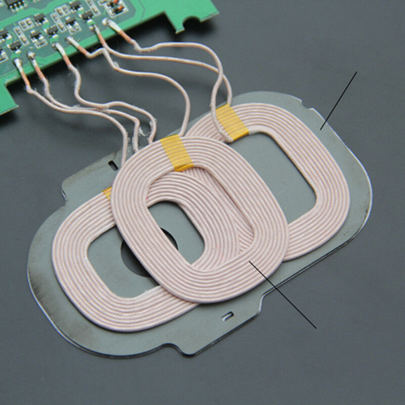 5V/2A 3 Coils Qi Wireless Charger PCBA Circuit Board Coil Charger Universal `US
