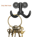 Mustache Face Heavy Duty Hanger Rustic Wall Hook Key Holder Storage Cast Iron