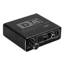 192kHz Digital Optical to Analog Coaxial Toslink RCA L/R 3.5mm Audio Converter