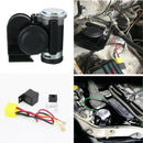 Dual Tone Trumpet Loud 130Db Electric Pump Air Horn For Motorcycle Car Truc F1X3