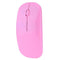 2.4GHz 1,000DPI Ultra-thin 3-Button Wireless Photoelectric Mouse (Pink)