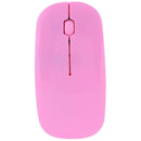 2.4GHz 1,000DPI Ultra-thin 3-Button Wireless Photoelectric Mouse (Pink)