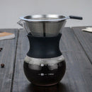 200ML Pour Over Coffee Maker Filter Dripper Glass Container Coffee Percolat