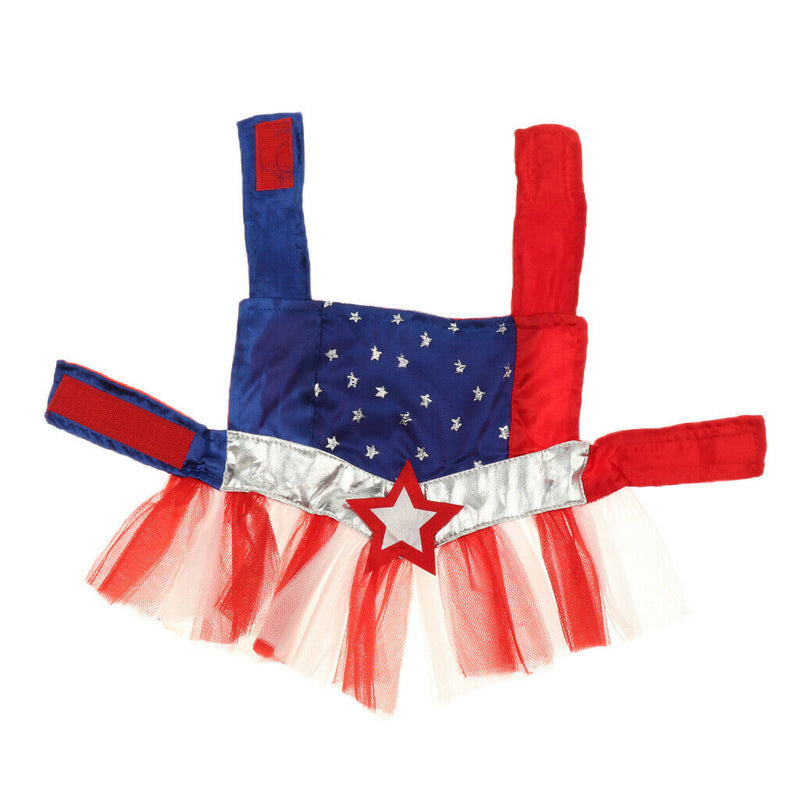 Small Pet Dog Cat Lace Skirt Princess Tutu Dress Summer Clothes Apparel  M