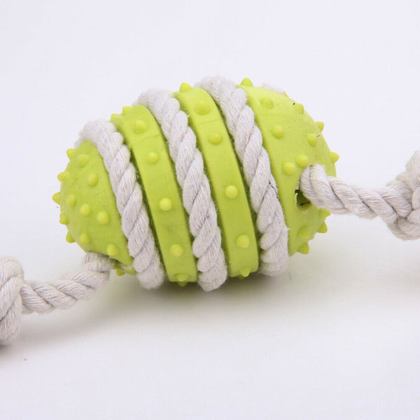 Pet Dog Rubber Chew Bone Food Feeder TPR Non-ToxicToys #gib