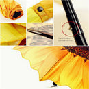 Sunscreen Fashion Portable Sunflower Folding Travel Anti UV/Rain/Sun Um BCD